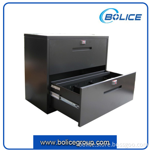 2 Drawers Knocked Down Type Metal Office Lateral File Cabinets